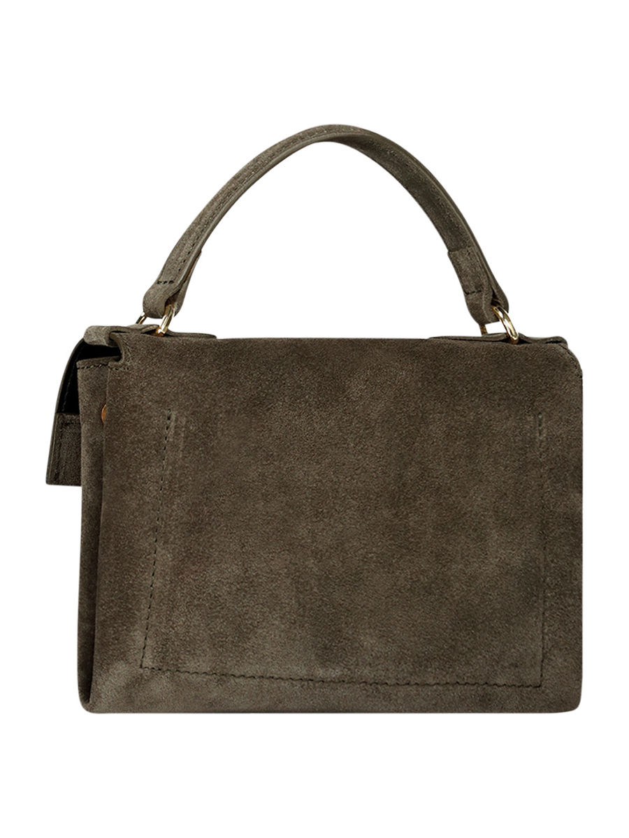 suede sling bag