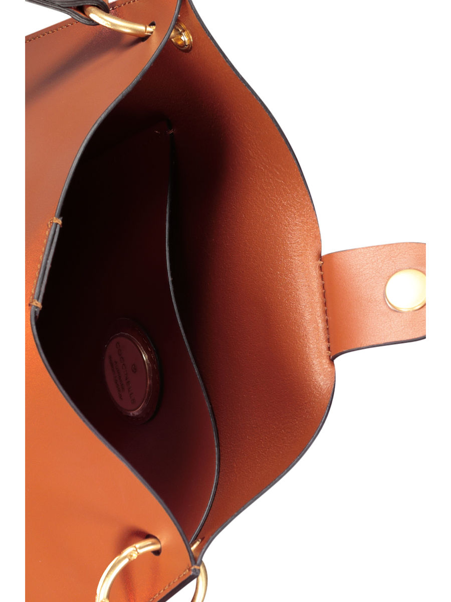tan sling bag