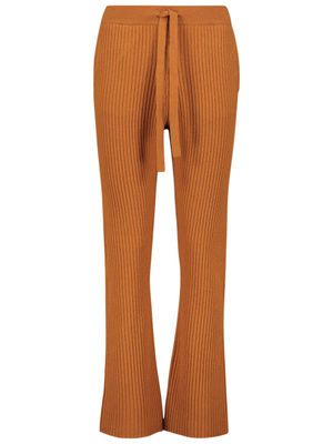 Effortless ribbed trousers