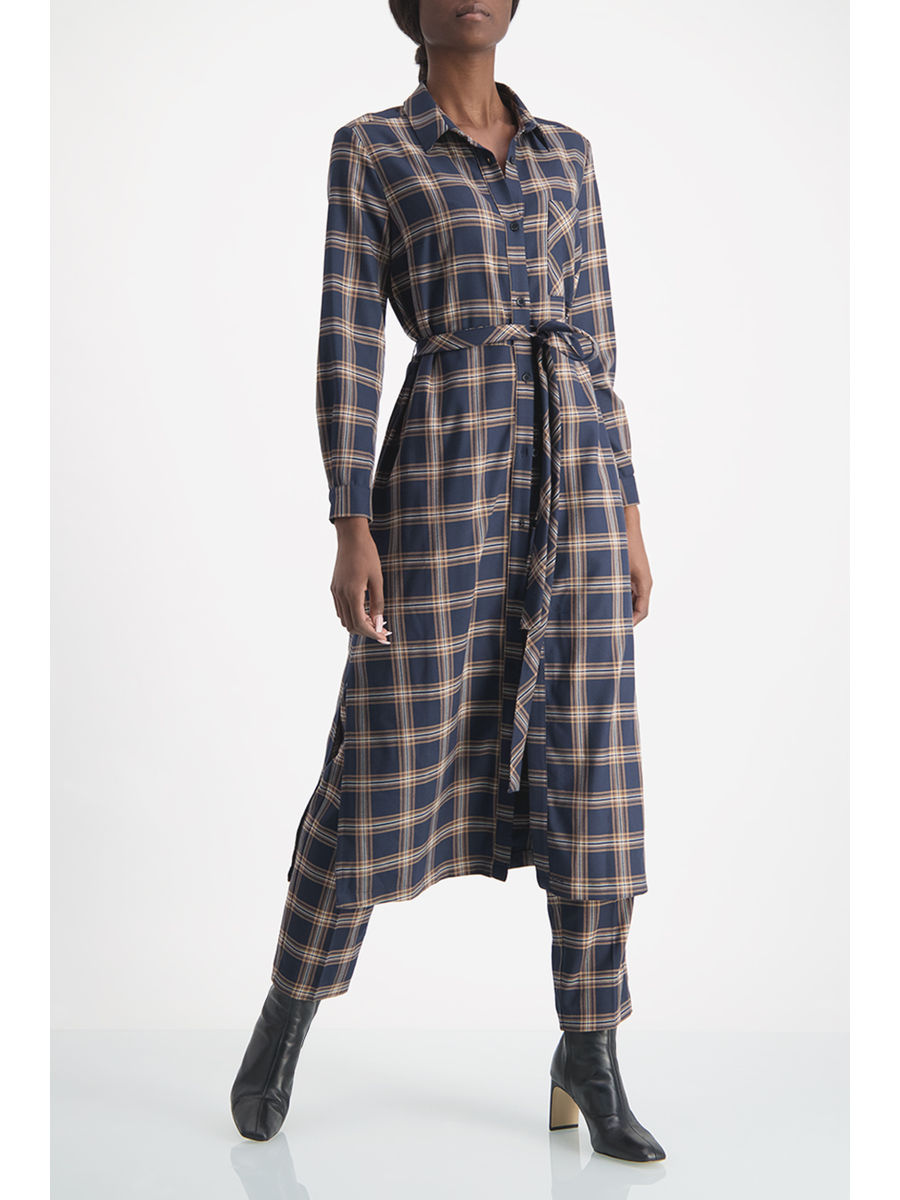 French Connection Checked Shirt Dress Firusas Com