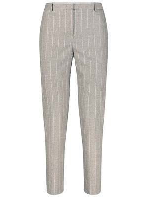 Striped slim-fit trousers