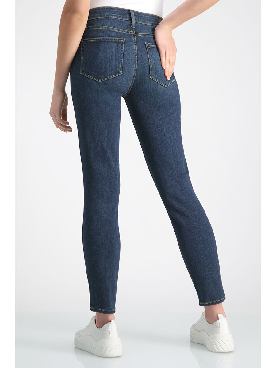 blue ankle length jeans