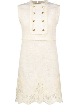 Lace detail vintage-inspired dress