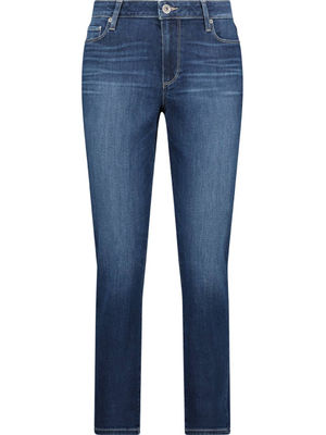 Straight leg dark blue jeans
