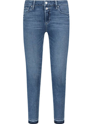 Skinny dual-button jeans