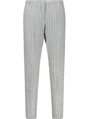 Pin stripe  mid-rise trousers