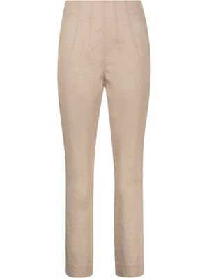 Cotton blend side fastening trousers