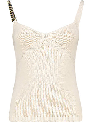 Chained strap crochet top