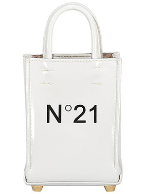 Logo print nano shopper bag