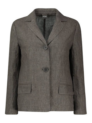 Single breasted notched lapel blazer