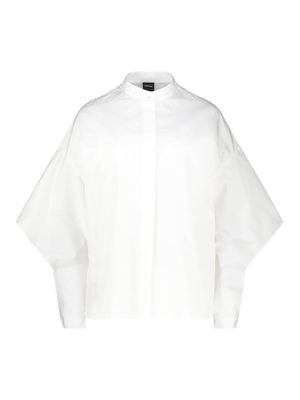 Ivory white drop shoulder blouse