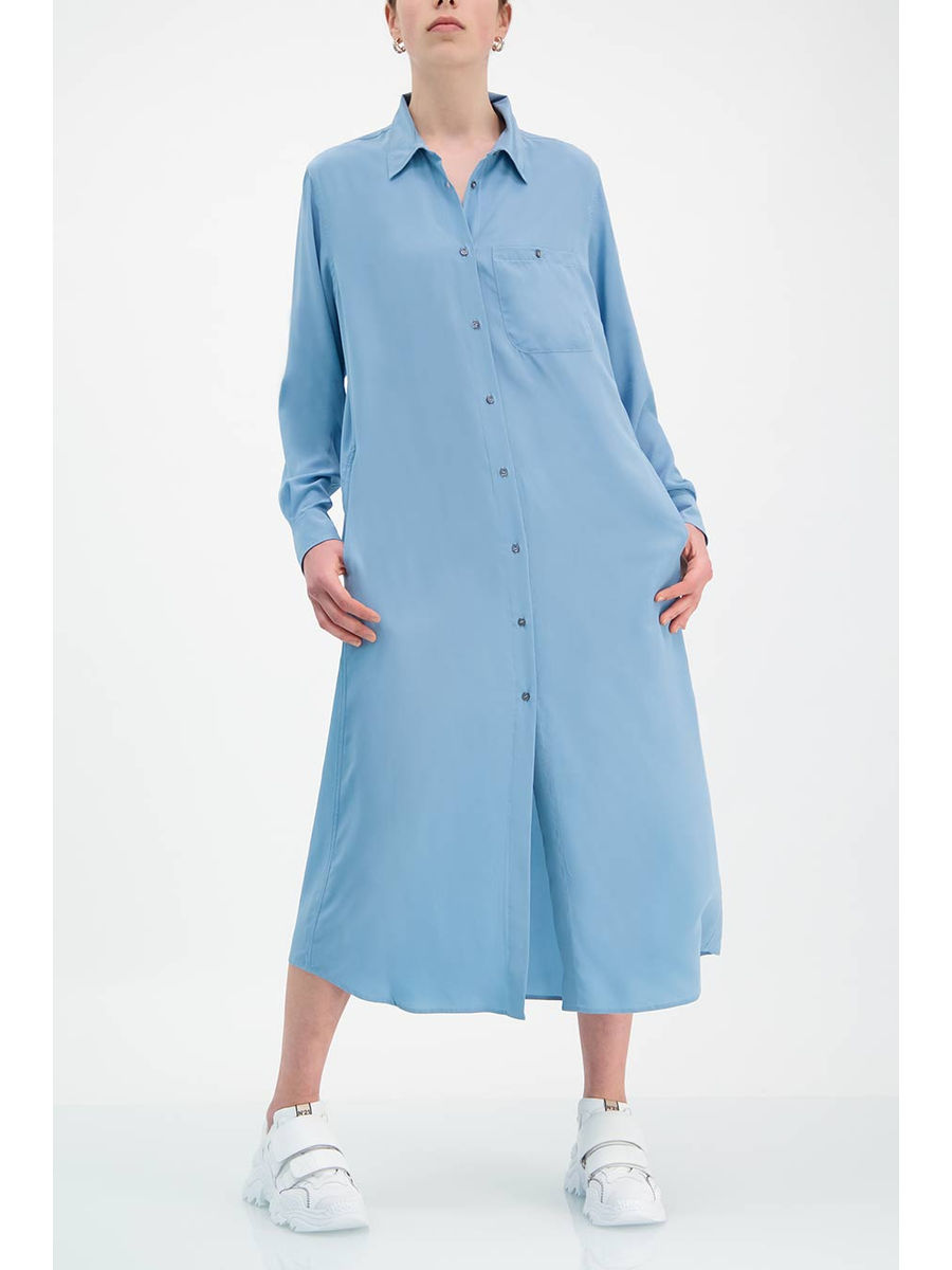 Aspesi - Maxi button down shirt dress 