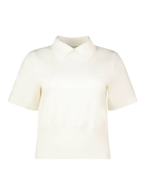 Fitted polo neck t-shirt