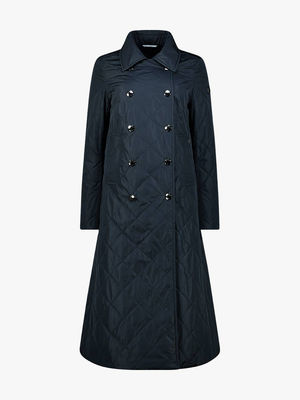 Tilda quilted button detailed coat