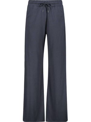 Cotton lightly flared trousers