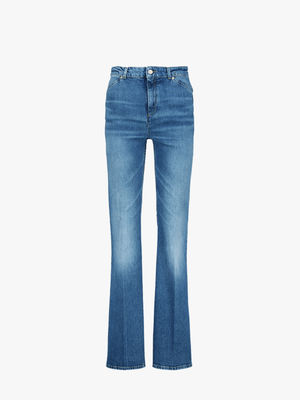 Denim Love high-rise flared jeans