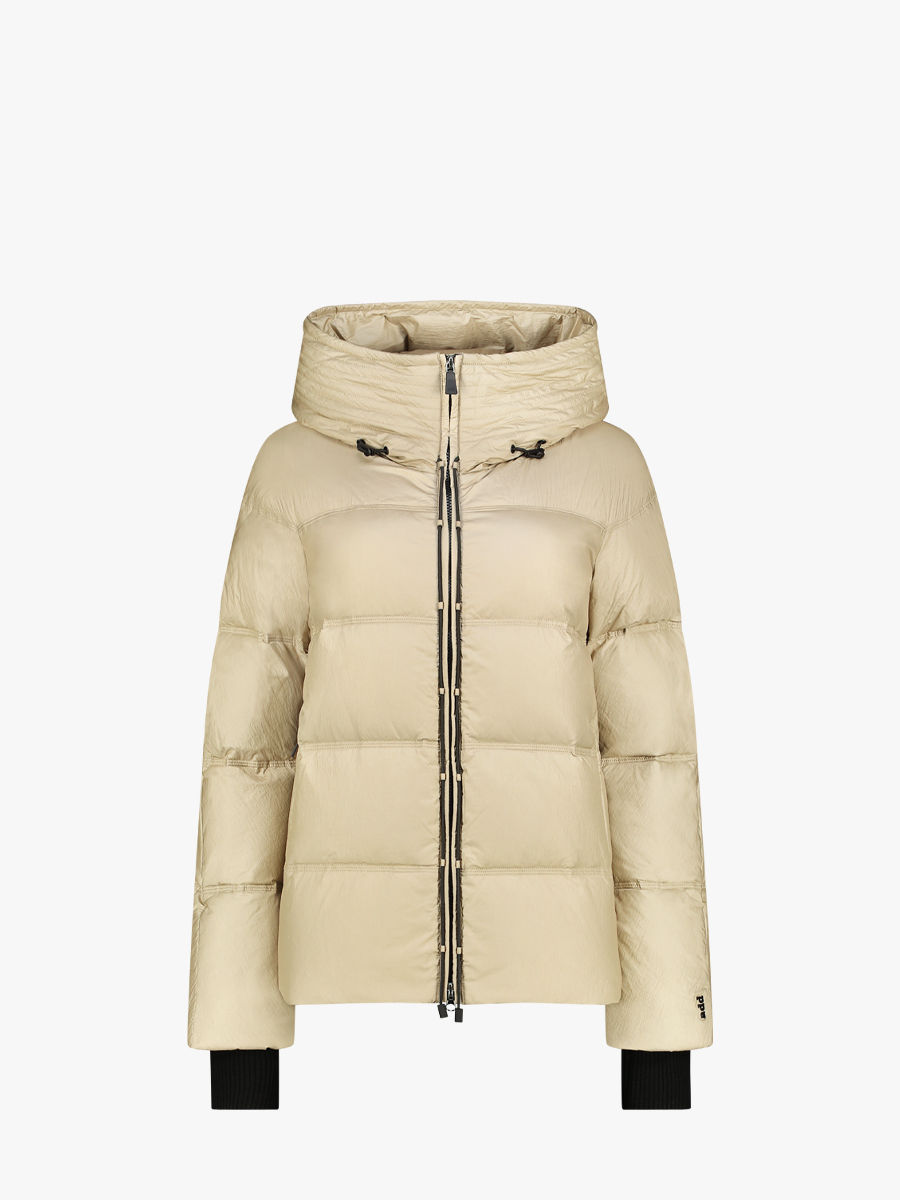 add hooded down jacket