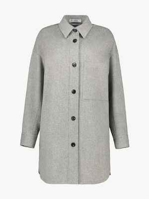 Terri felted wool shirt coat