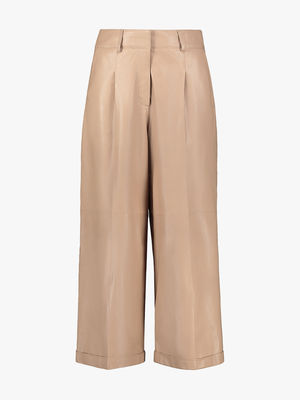 Parel cropped wide-leg trousers