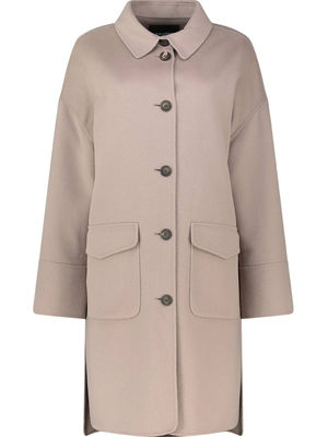 Doubleface Coat with Patched Pockets 'Hazel'
