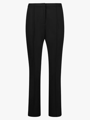 Tailored pants with flared hem
