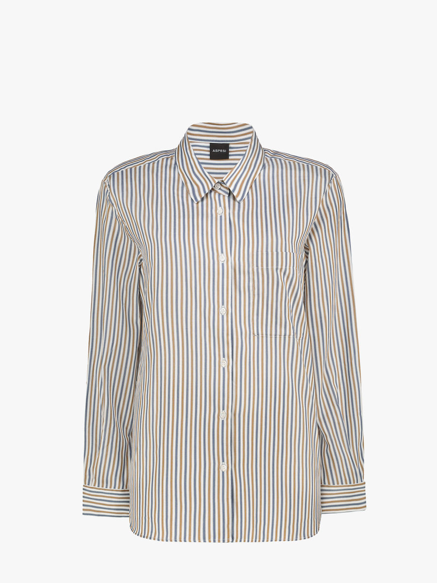 striped cotton blouse