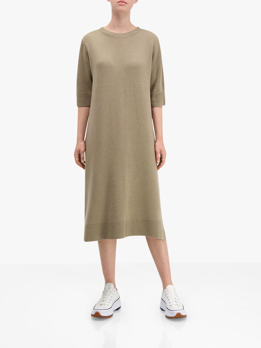 cashmere midi dress