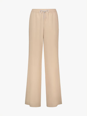 Loose fit wool trousers