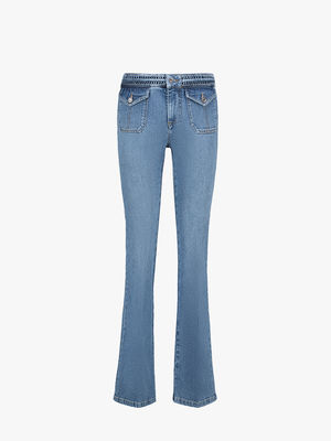 Nano skinny flared jeans