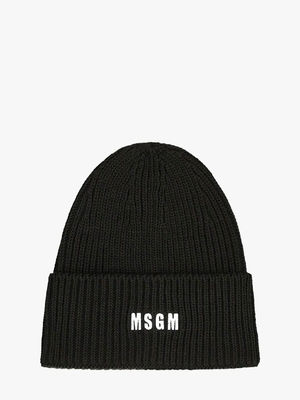 Ribbed beanie with logo