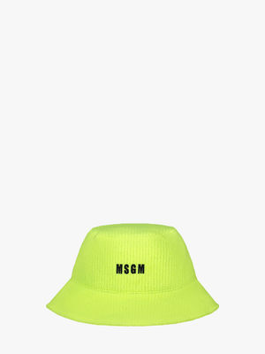 Bucket hat with ribbed workmanship