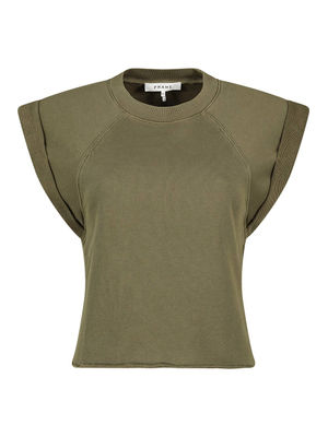 Cotton round neck muscle t-shirt
