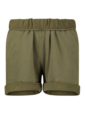 Organic cotton folded hem shorts