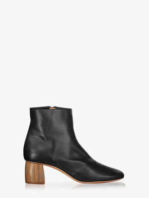 Nappa leather booties