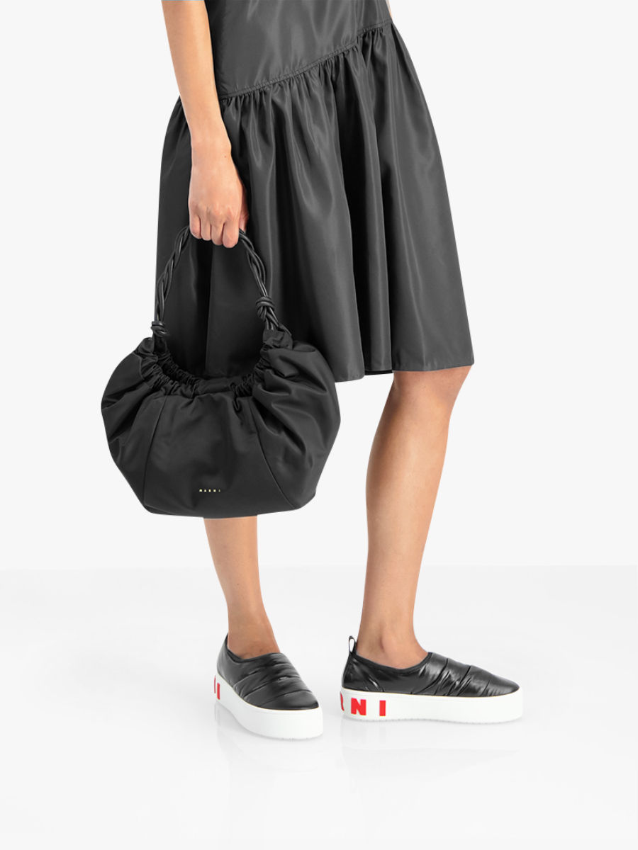 small nylon shoulder bag