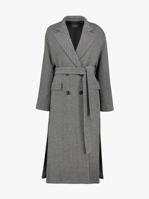 Doppelreihiger Mantel aus Wollmischung