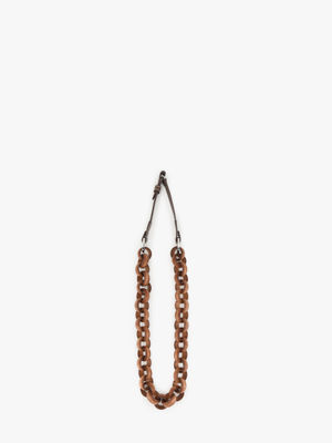 Carabo wooden chain necklace