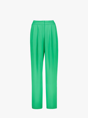 High-waisted jogging trousers