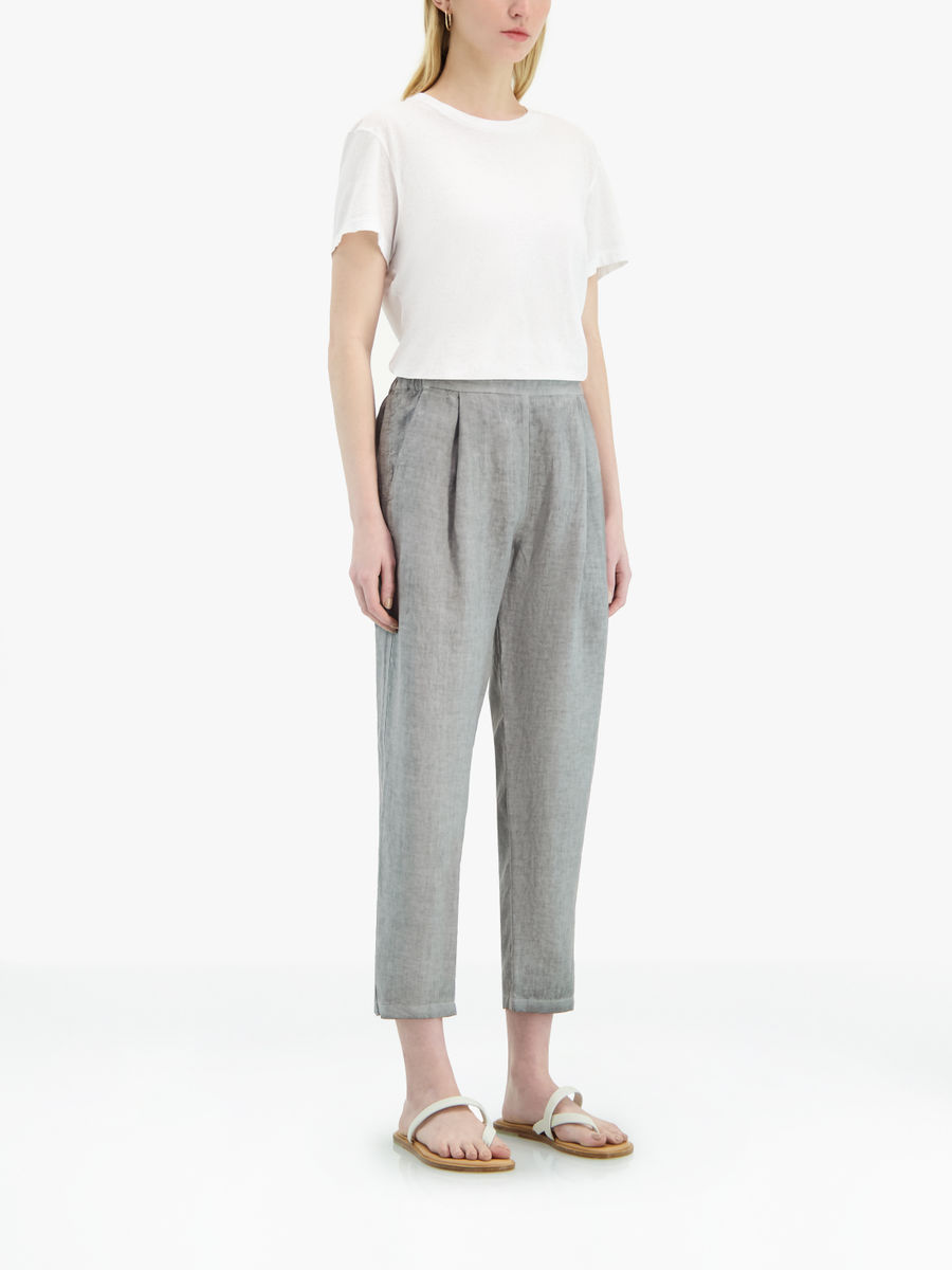 120% Lino - Linen trousers | Firusas.com