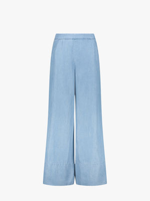 Cropped palazzo jeans