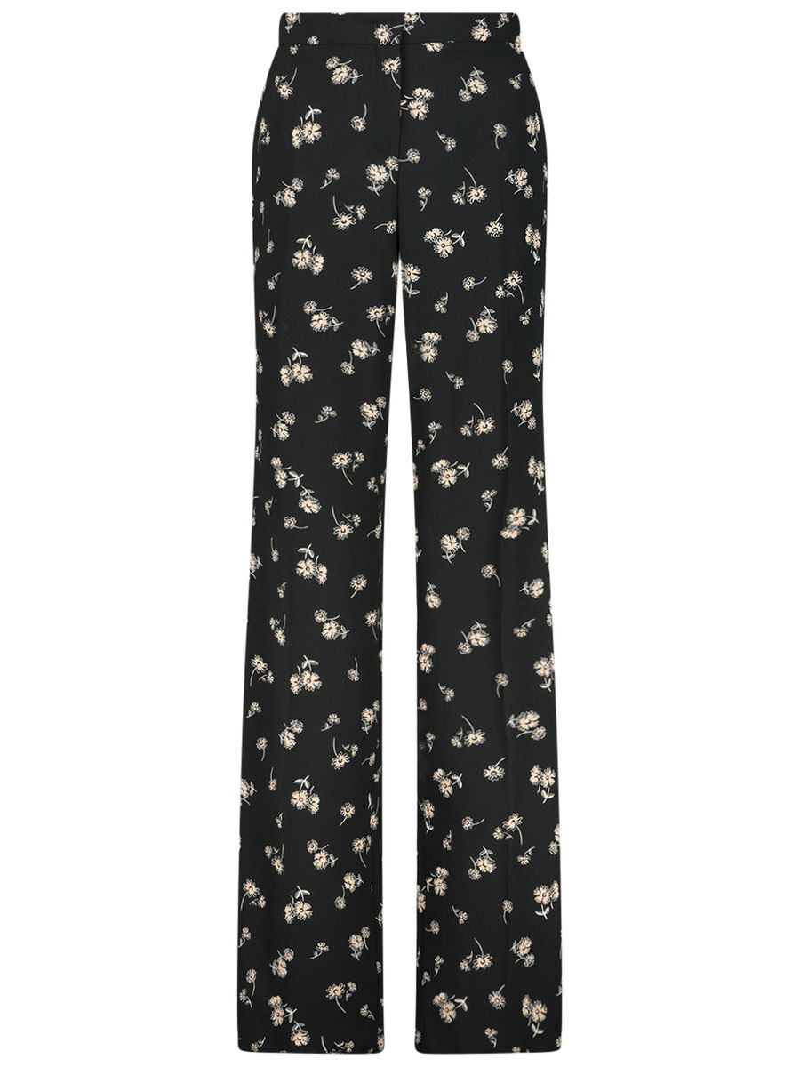 high waisted floral trousers