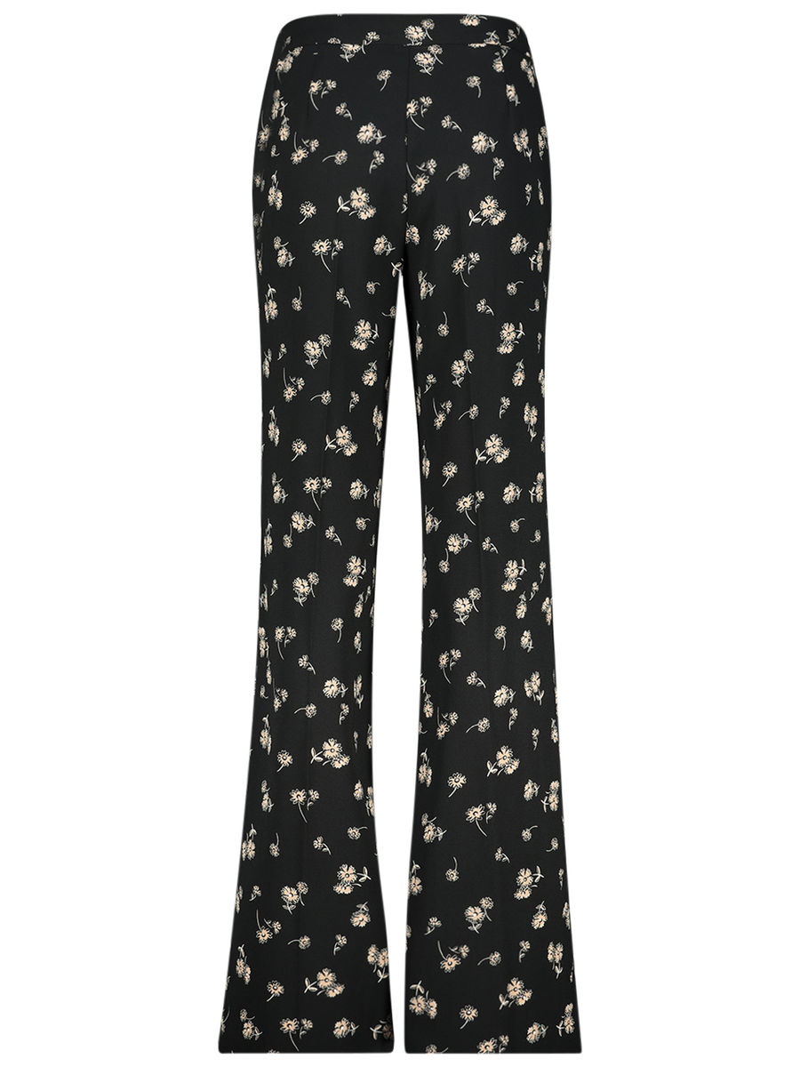 high waisted floral trousers