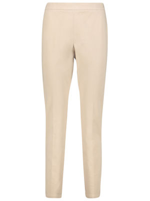 Zip detailed neutral trousers